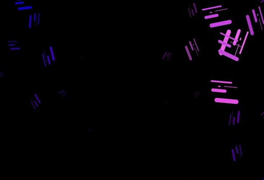Dark purple vector texture with colorful lines.