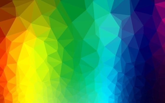 Light Multicolor, Rainbow vector abstract polygonal layout.