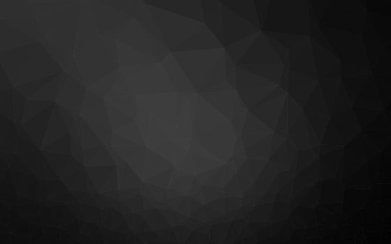 Dark Silver, Gray vector abstract polygonal texture.