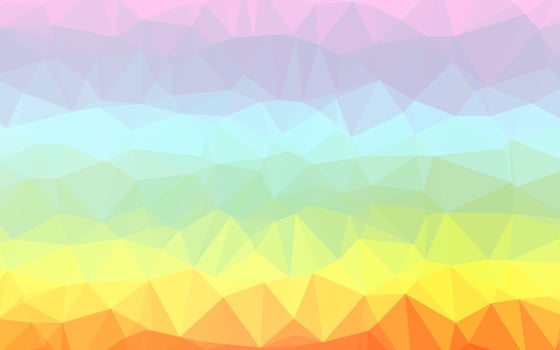 Light Multicolor, Rainbow vector polygonal template.