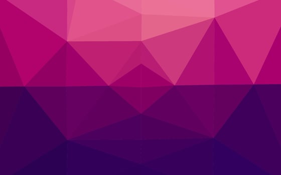 Dark Purple vector abstract polygonal layout.