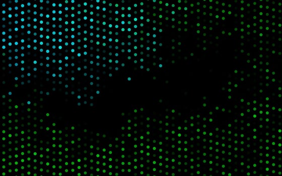 Dark Blue, Green vector texture with disks.