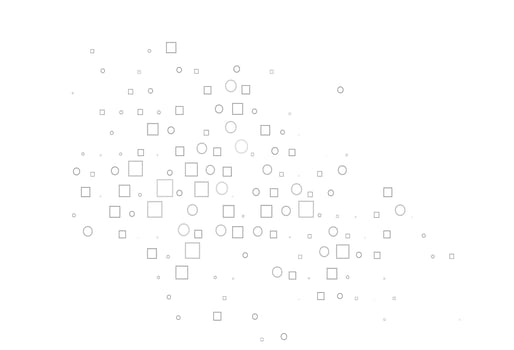 Light Silver, Gray vector background with circles, rectangles.