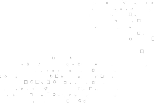 Light Silver, Gray vector template with spots, rectangles.