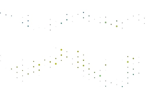 Light Blue, Yellow vector texture with disks.