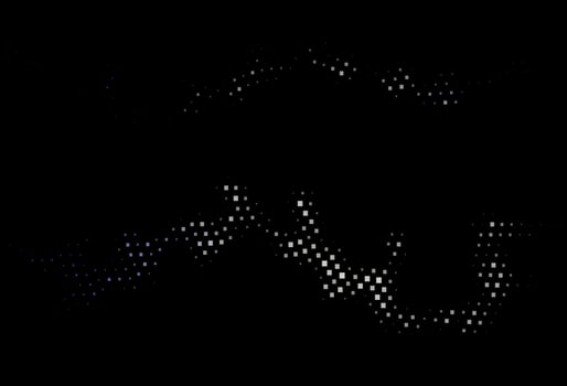 Dark Black vector cover in polygonal style.