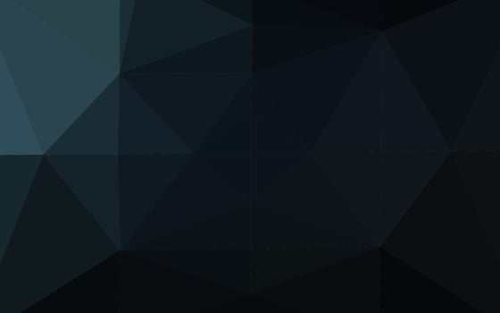 Dark Black vector low poly layout.