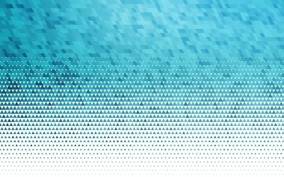 Light BLUE vector seamless template with crystals, triangles.