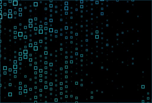Dark BLUE vector pattern in square style.