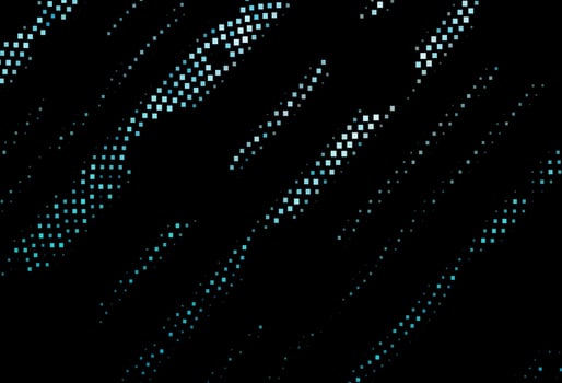 Dark BLUE vector cover in polygonal style.