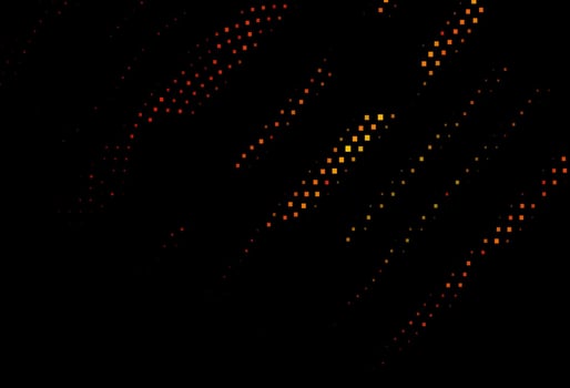 Dark Orange vector background with rectangles.
