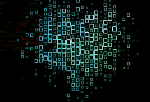Dark Blue, Green vector backdrop with rhombus.