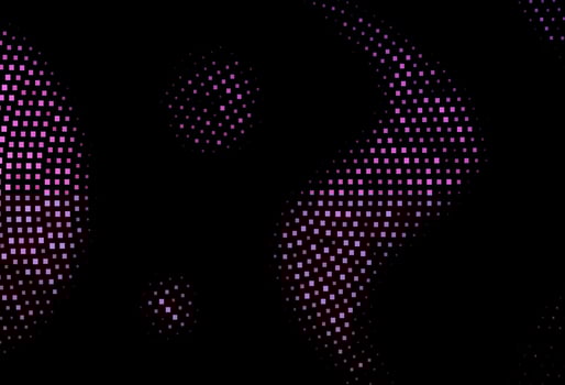 Dark Pink vector background with rectangles.