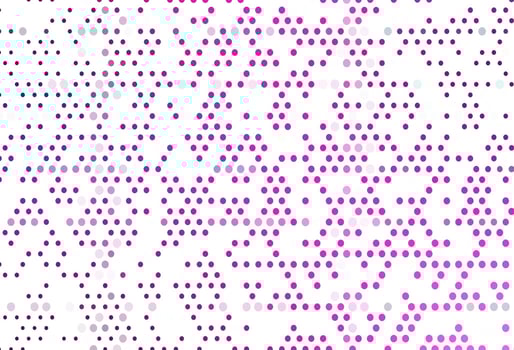 Light Pink vector pattern with spheres.