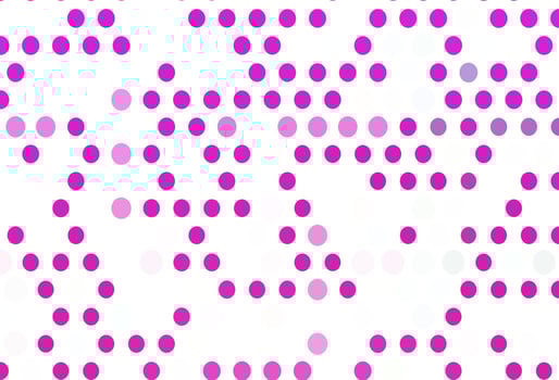 Light Pink vector backdrop with dots.