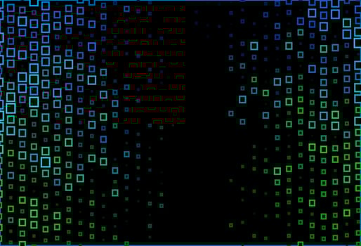 Dark Blue, Green vector background in polygonal style.