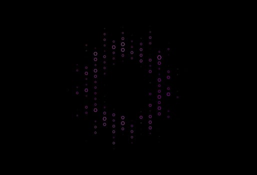 Dark Purple vector template in hexagonal style.