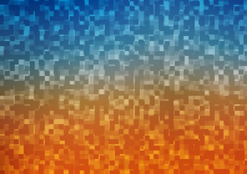 Light Blue, Yellow vector pattern in square style.