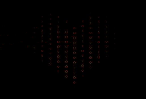 Dark Red vector layout with hexagonal shapes.