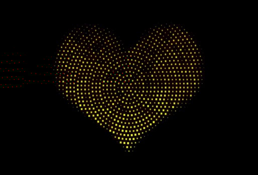 Dark Yellow, Orange vector backdrop with rectangles, squares.