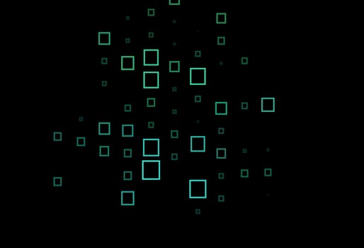 Dark Green vector template with rhombus.