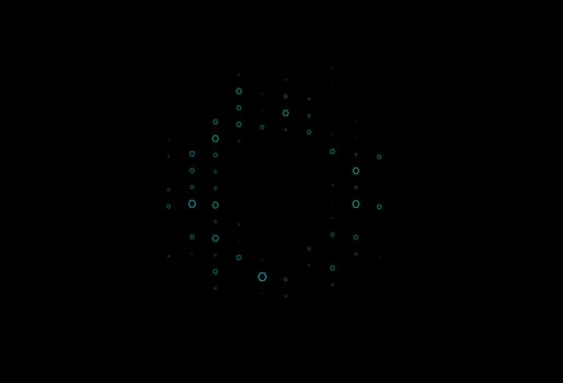 Dark Blue, Green vector layout with hexagonal shapes.