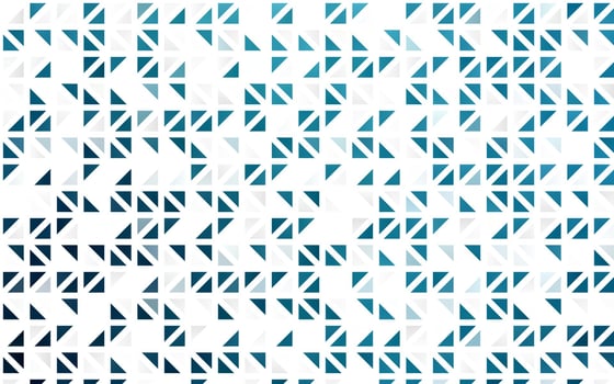 Light BLUE vector seamless template with crystals, triangles.