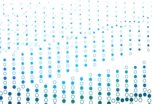 Light Blue, Green vector texture with disks.