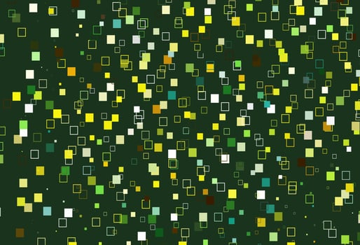 Light Green, Yellow vector background with rectangles.