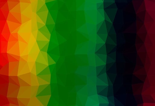 Dark Multicolor, Rainbow vector low poly texture.