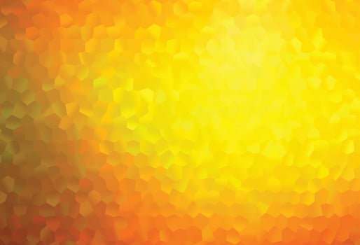 Light Orange vector backdrop with hexagons.
