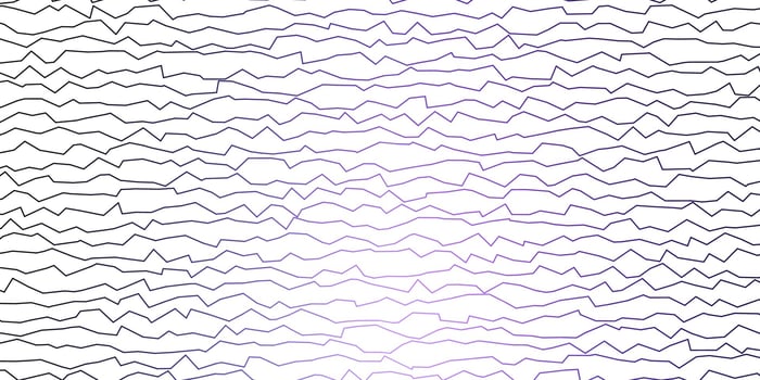 Dark Purple vector background with bent lines.