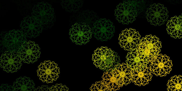 Dark Green, Red vector template with abstract forms.