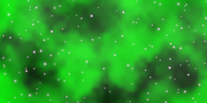 Light Green, Yellow vector pattern with abstract stars.