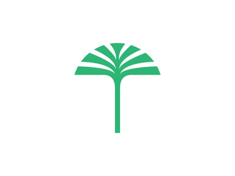 Palm tree logo illustration vector