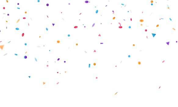 confetti design template holiday promotion, background Celebration Vector illustration.