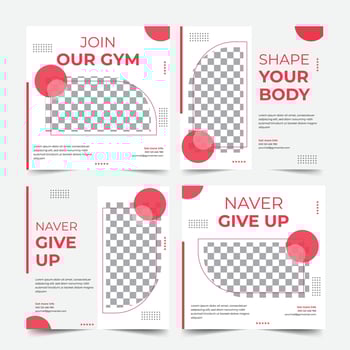 social media post design vector