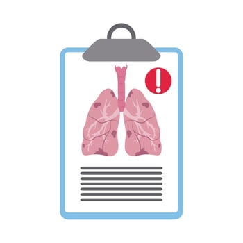 online doctor, medical report warning disease lungs consultant medical protection covid 19, flat style icon vector