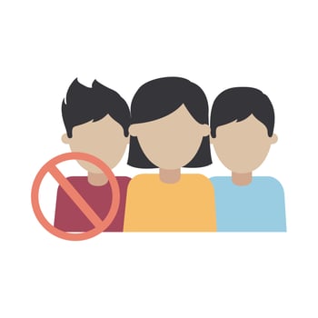 covid 19 coronavirus, people keeping distance for infection risk and disease, prevention outbreak disease pandemic flat design icon vector