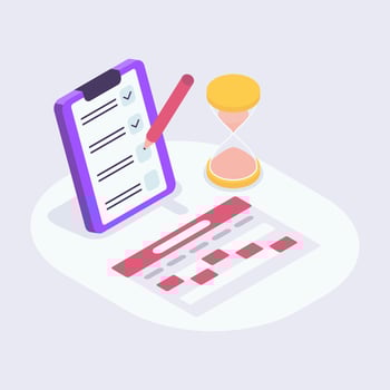 calender check list perfect for appointment reminder notes agenda vector