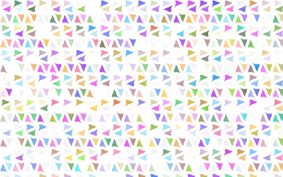 Light Multicolor, Rainbow vector texture in triangular style.