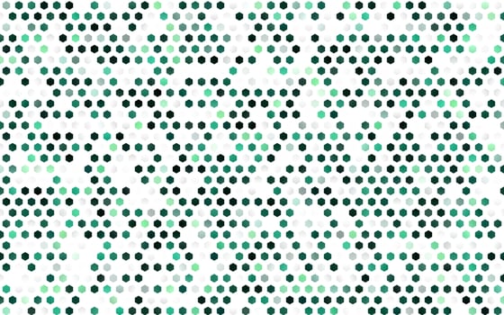 Light Green vector layout with hexagonal shapes.
