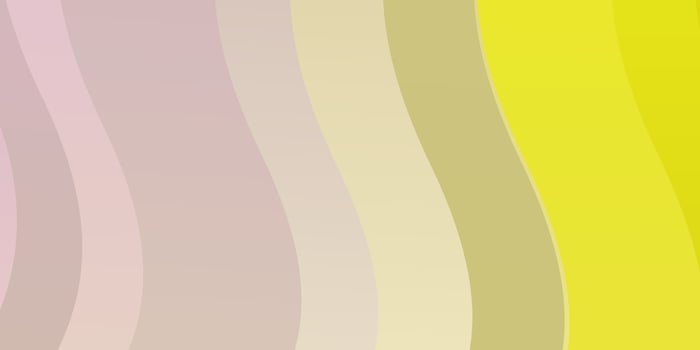Light Pink, Yellow vector template with curves.