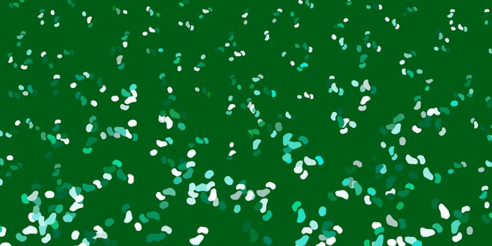 Light green vector backdrop with chaotic shapes.