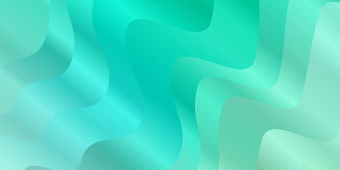 Light Green vector texture with curves.
