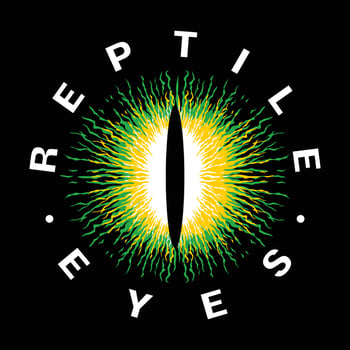 Reptile eyes logo designs inspiration, Design element for logo, poster, card, banner, emblem, t shirt. Vector illustration