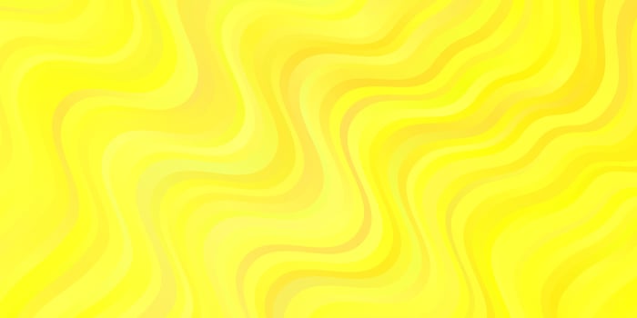 Light Yellow vector pattern with lines.