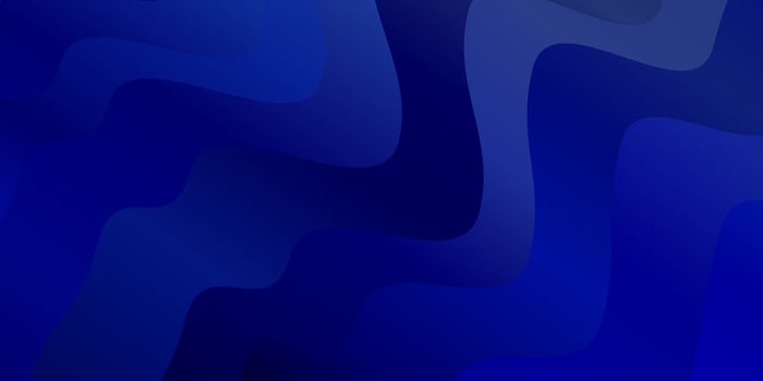 Dark BLUE vector background with wry lines.