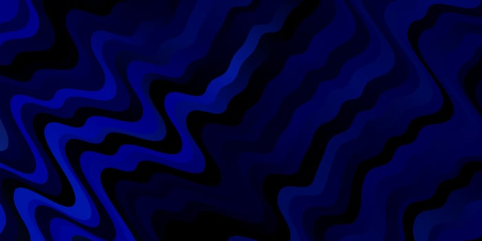 Dark BLUE vector background with bows.