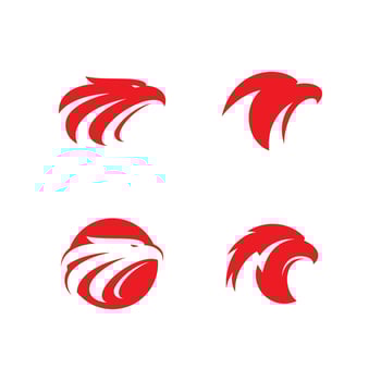 Eagle Logo Vector, Creative eagle icon Template illustration vector